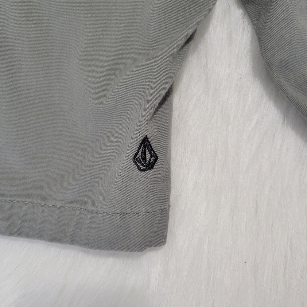 Volcom True To This Flat Front Gray Shorts 38 Euc… - image 5